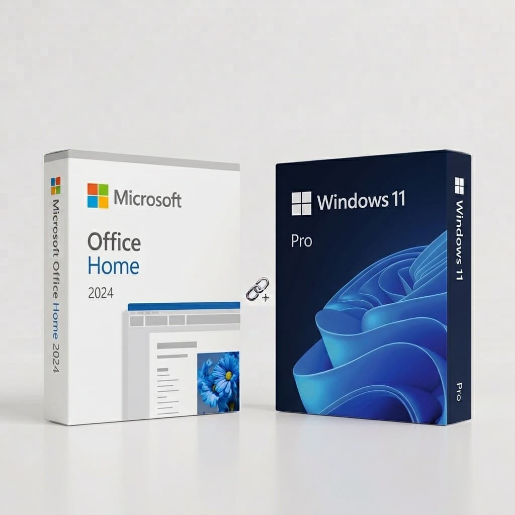 Windows 11 Pro და Office Home 2024 — ბანდლი, მუდმივი ციფრული ლიცენზიები