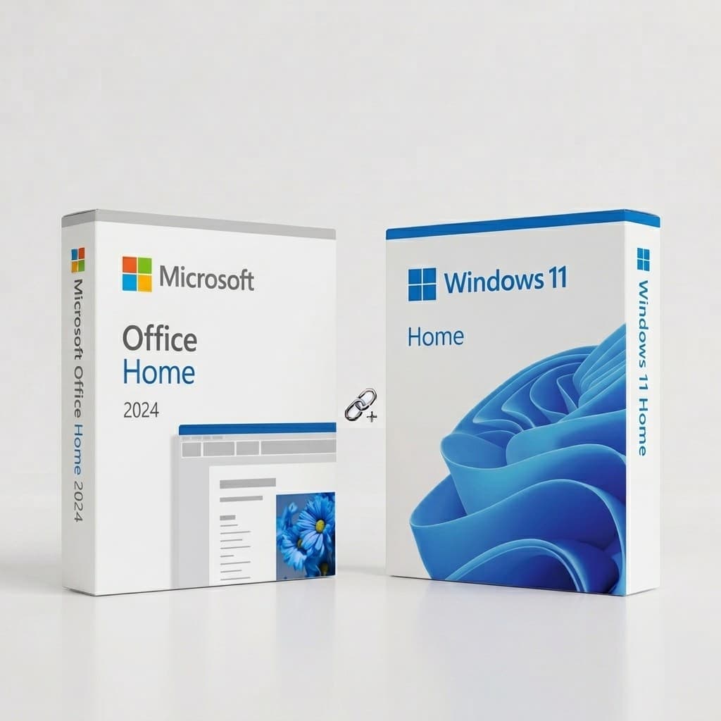 Windows 11 Home და Office Home 2024 — ბანდლი, მუდმივი ციფრული ლიცენზიები