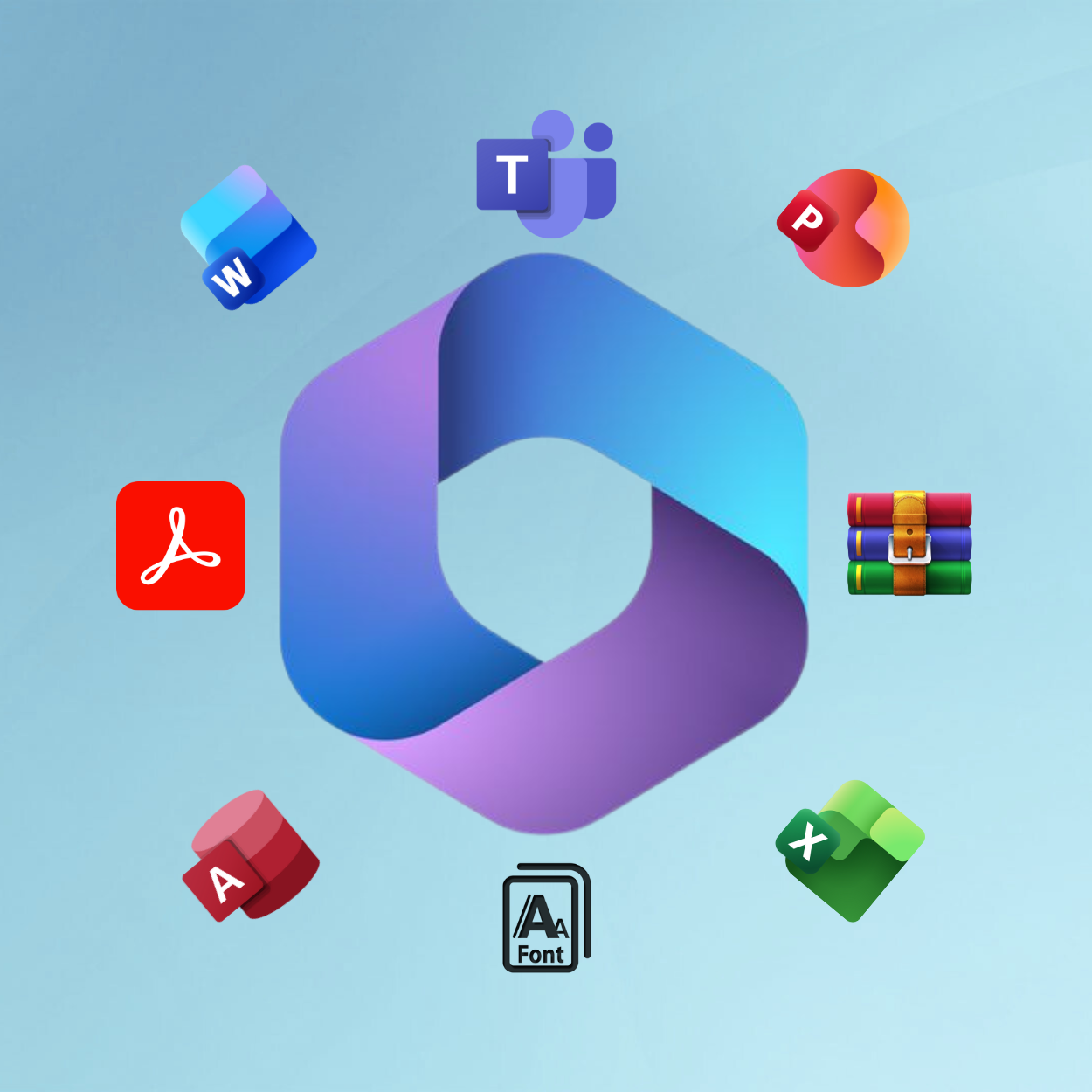 ოფისის პროგრამული უზრუნველყოფის ინსტალაცია (სრული პაკეტი)